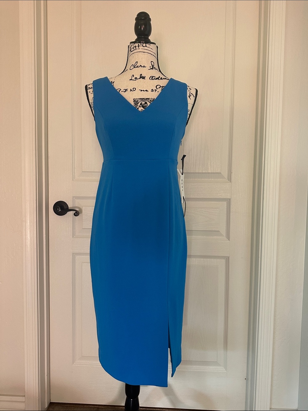 DKNY Sleeveless Blue Dress NWT